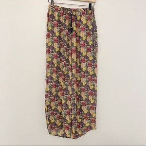 Flax pull on printed pants size small